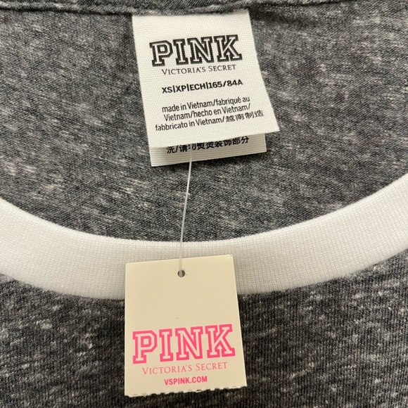 PINK Victoria’s Secret 3/4 Sleeve Top with Tag Size XS - Picture 4 of 7